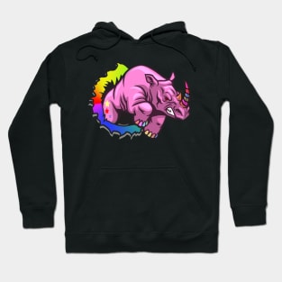 A rhino unicorn Hoodie